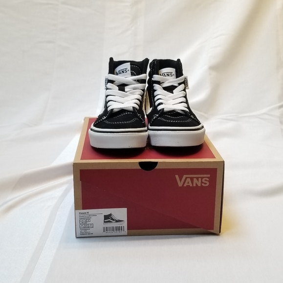 Vans Filmore Hi | black/white | 12Y | Brand New with Box | VN0A5HZDIJU - Picture 3 of 7